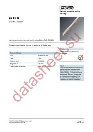 3009299 datasheet  